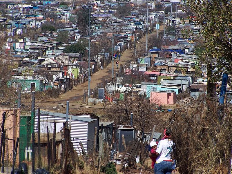 Soweto Housing, Johannesburg. Image by Kevin Gabbert/Wikimedia Commons. South Africa, 2009. Soweto Housing, Johannesburg. Image by Kevin Gabbert/Wikimedia Commons. South Africa, 2009.