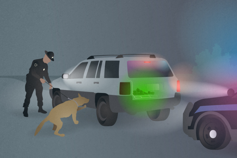 In the past two decades, the federal government took in $36.5 billion in assets police seized from people, many of whom never were charged with a crime or shown to have drugs. Image by David Kovaluk. 2019.