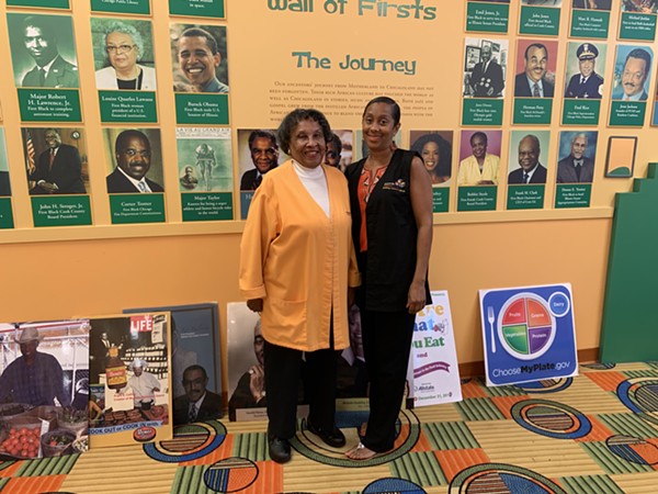 Peggy Montes and her daughter Pia opened the Bronzeville Children's Museum in 1998. Image by Arionne Nettles. United States, undated. Peggy Montes and her daughter Pia opened the Bronzeville Children's Museum in 1998. Image by Arionne Nettles. United States, undated.