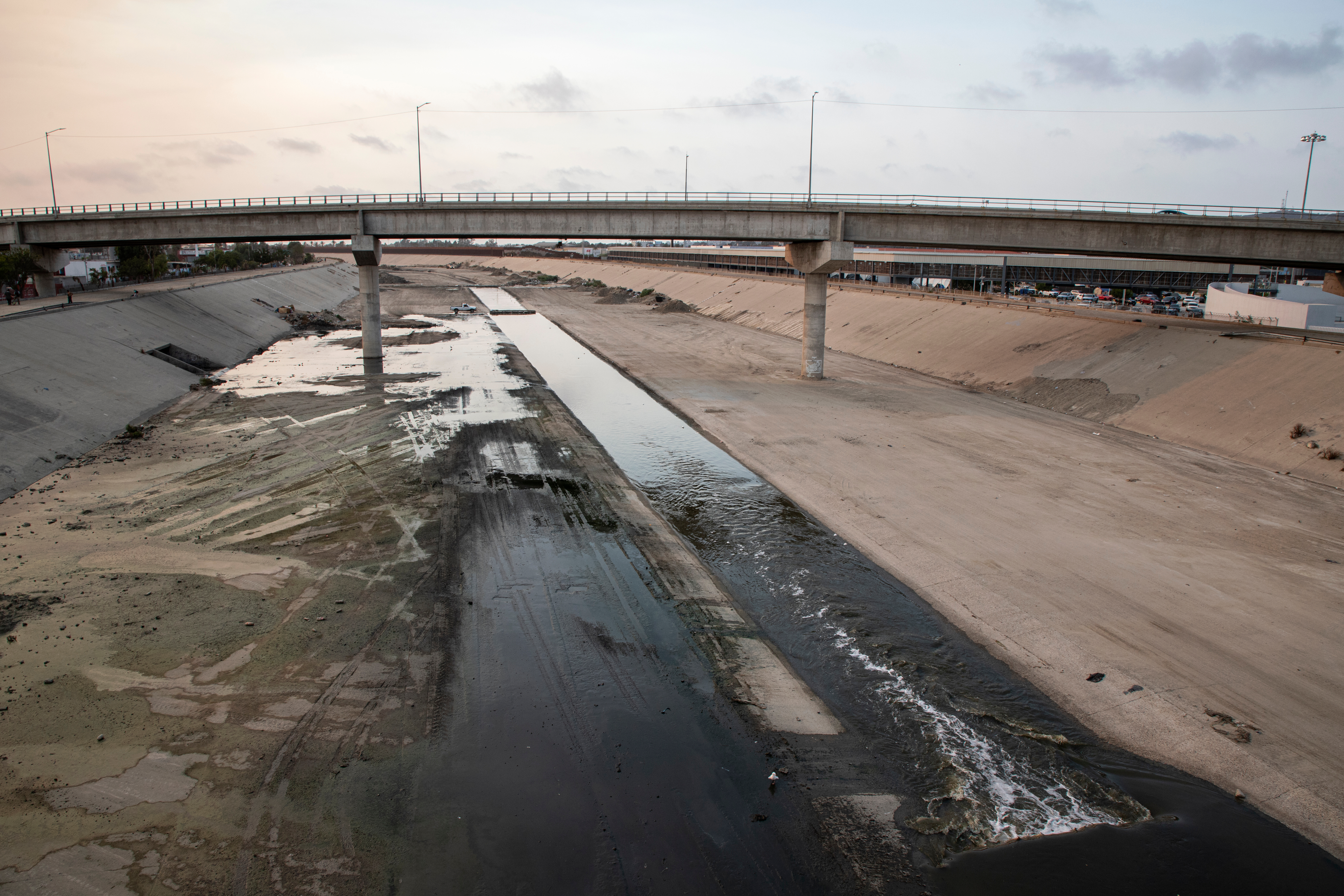 View of the Tijuana River.