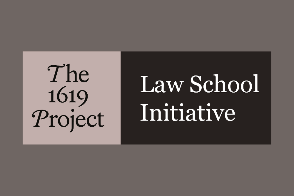 The logo of the 1619 Project Law School Intiative