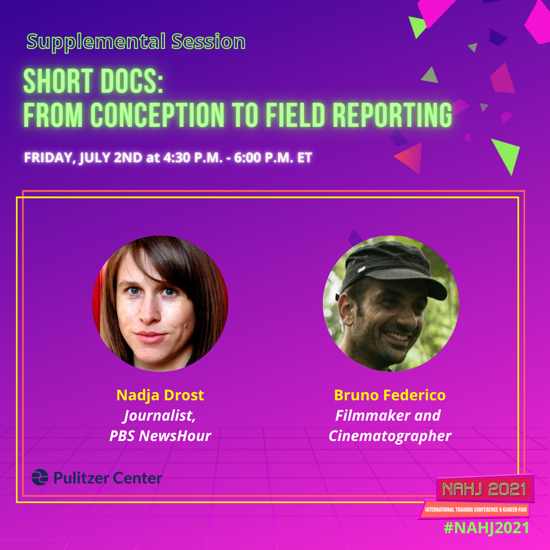 Promotional Photo for Short Docs Field Reporting Event