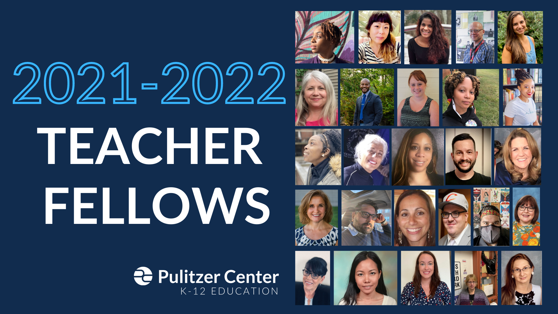 Graphic with teacher fellow photos