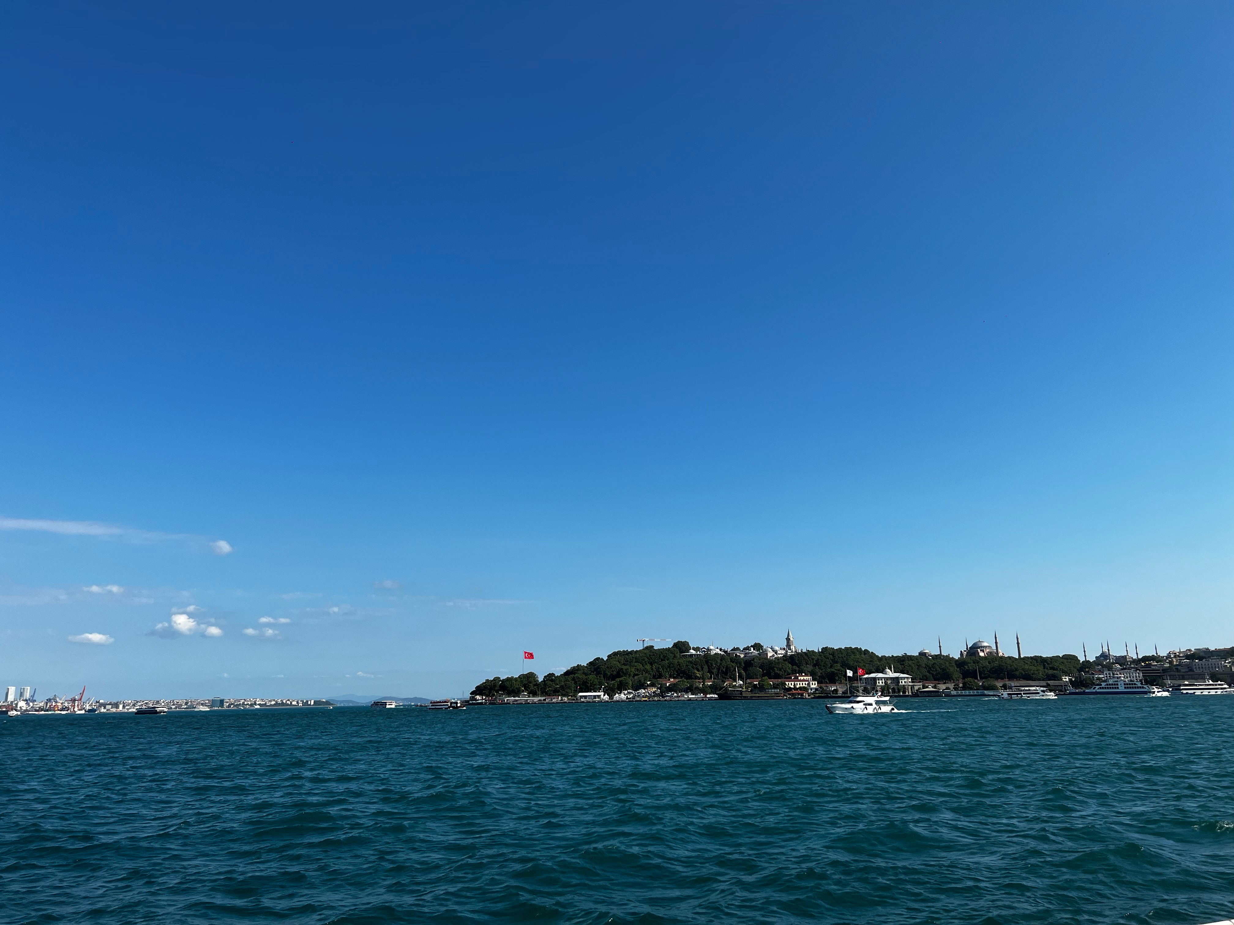 View across the Bosphorus in Istanbul
