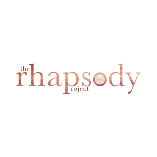 The Rhapsody Project logo, text over white background