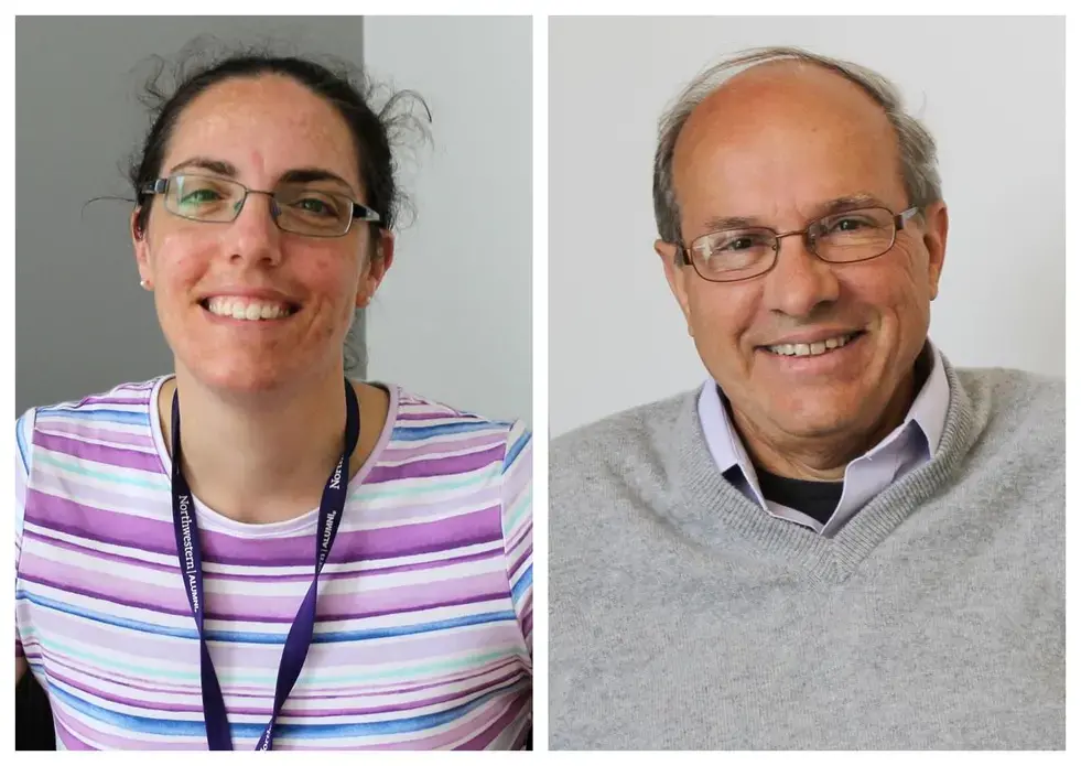 Rachel Lippmann (left) and William Freivogel discussed the way in which police departments use civil asset forfeiture as well as its legal implications on "St. Louis on the Air." Image by Evie Hemphill. USA, 2018.