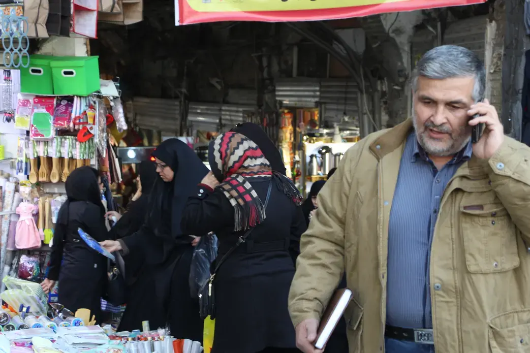 Random interviews in Tehran's Grand Bazaar found Trump wasn't very popular. Image by Reese Erlich. Iran, 2018.