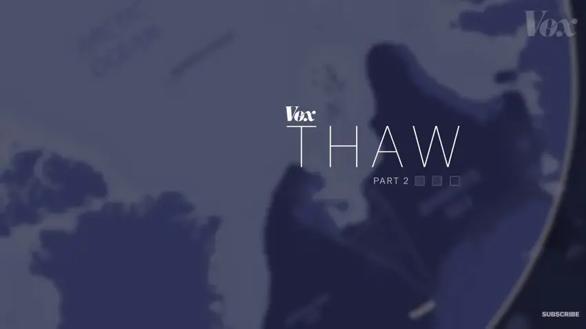Title screen of "Thaw Part 2." Image by Vox. United States, 2018.