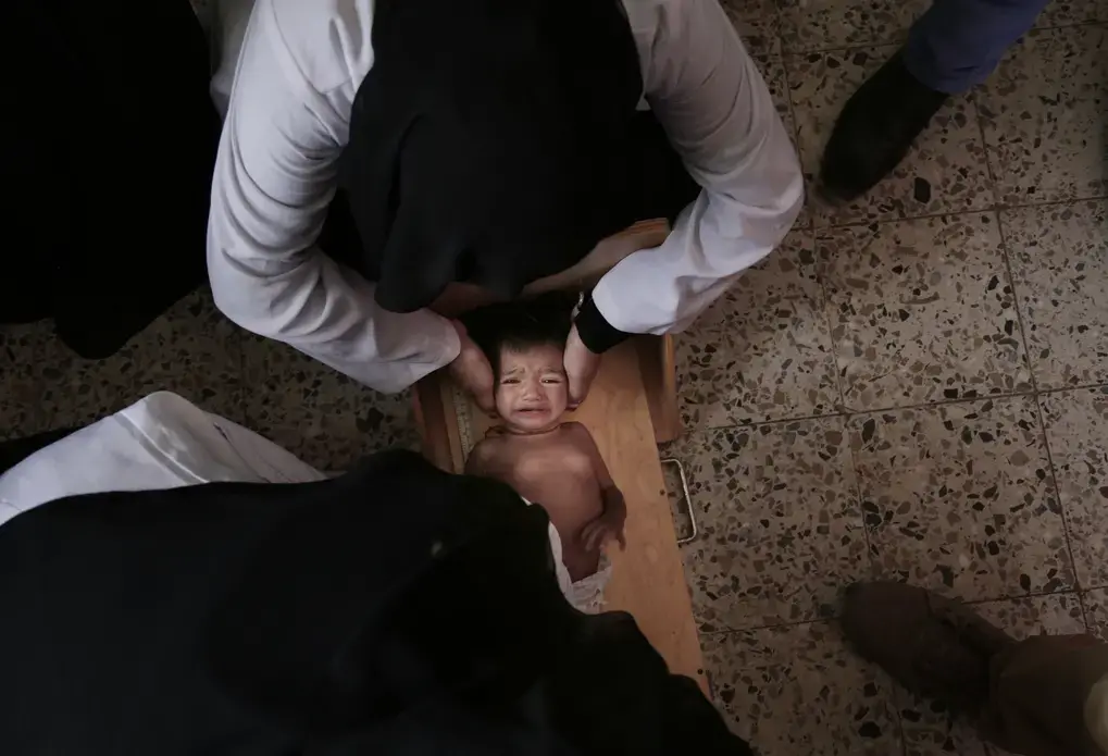 Hospital in al-Khoukha, Yemen. Image by Nariman El-Mofty. Yemen, 2018.