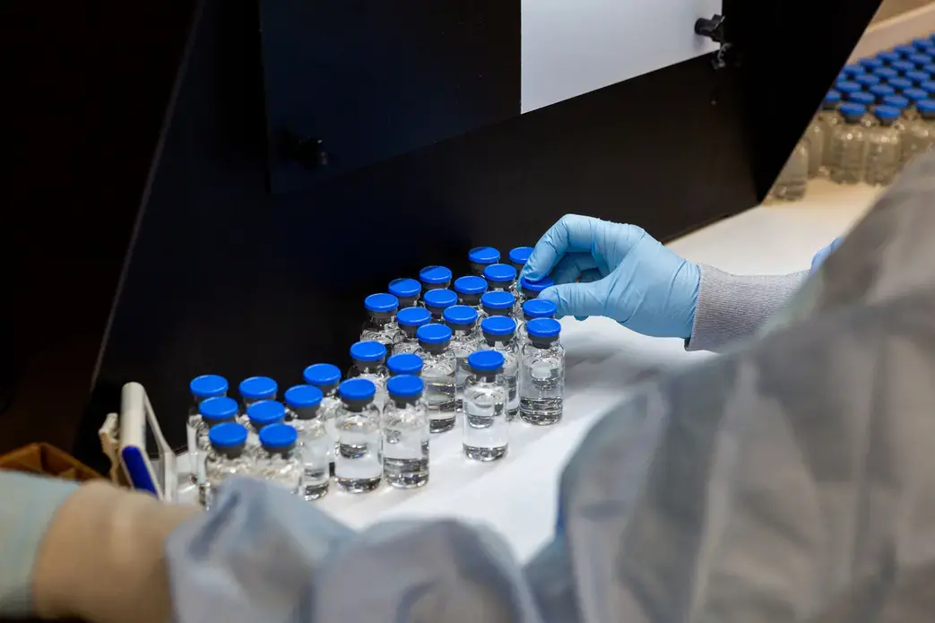 Gilead’s remdesivir, designed to stymie viral replication, modestly speeds the recovery of COVID-19 patients, according to a new study. Image courtesy Gilead.