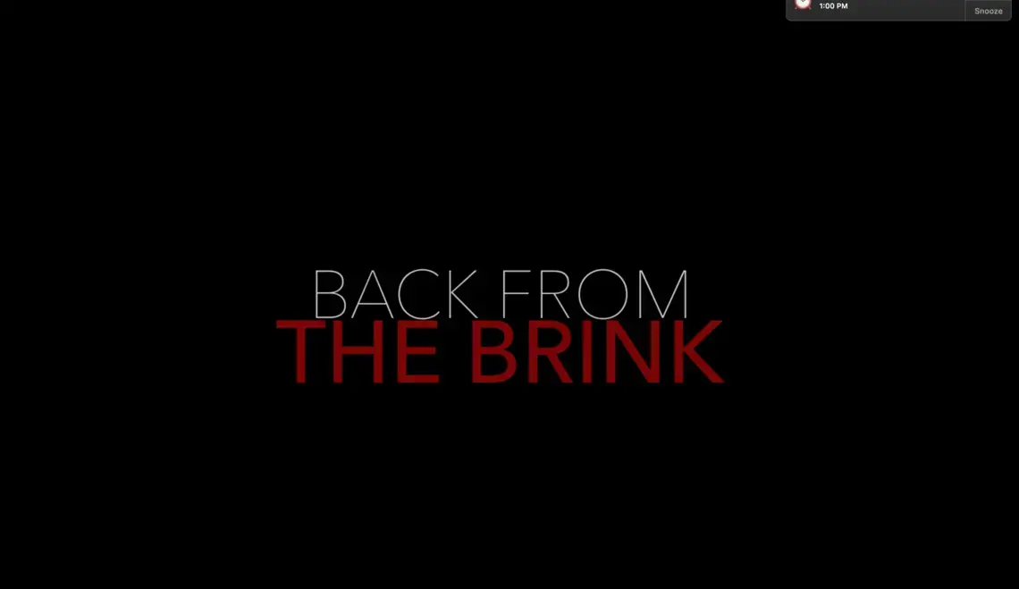 Back From The Brink: An After War Story. Image courtesy of Dustin Jones.