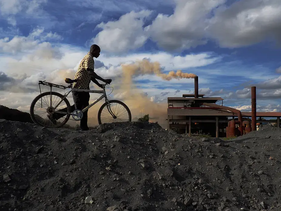 Subsistence mining at Kabwe's Black Mountain.