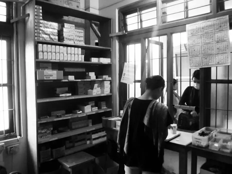 Doctors without Borders site in Churachandpur