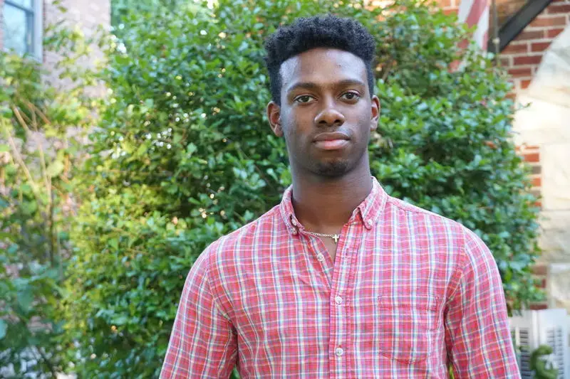 Teddy Washington was one of 10 African American Washington University students involved in a July 7, 2018, incident at a St. Louis-area IHOP. Image by Chad Davis. Missouri, 2019.