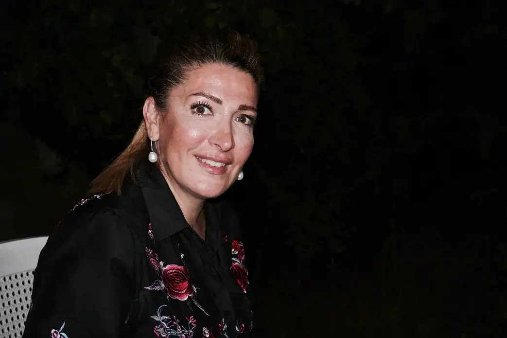 Jbeily smiles at the camera despite the July heat of Amman. Image by Aman Madan. Jordan, 2017.