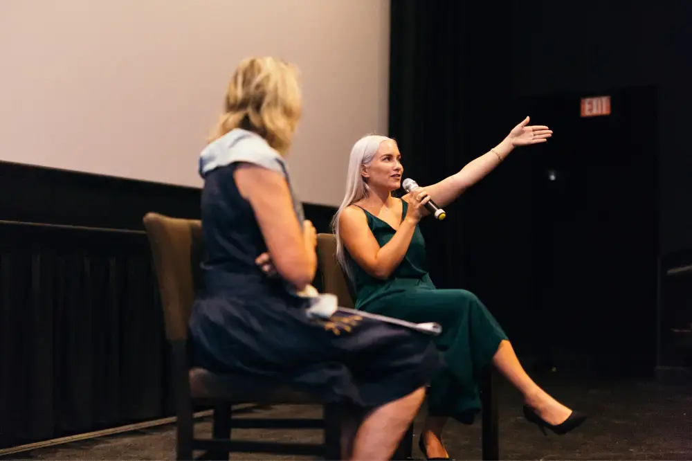 2017 Student Fellow Erin McGoff elaborates on her film that tells the stories of Lao people affected by the U.S.'s bombings of Laos during the Vietnam War. Image by Matt Francisco. United States, 2019.