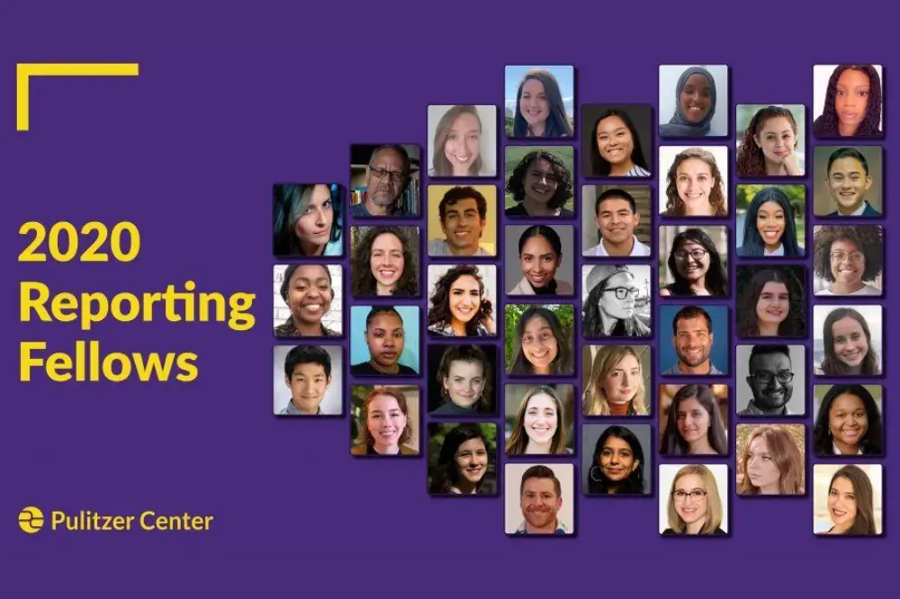 Congratulations to the 2020 Pulitzer Center Reporting Fellows. Graphic by Lucy Crelli.