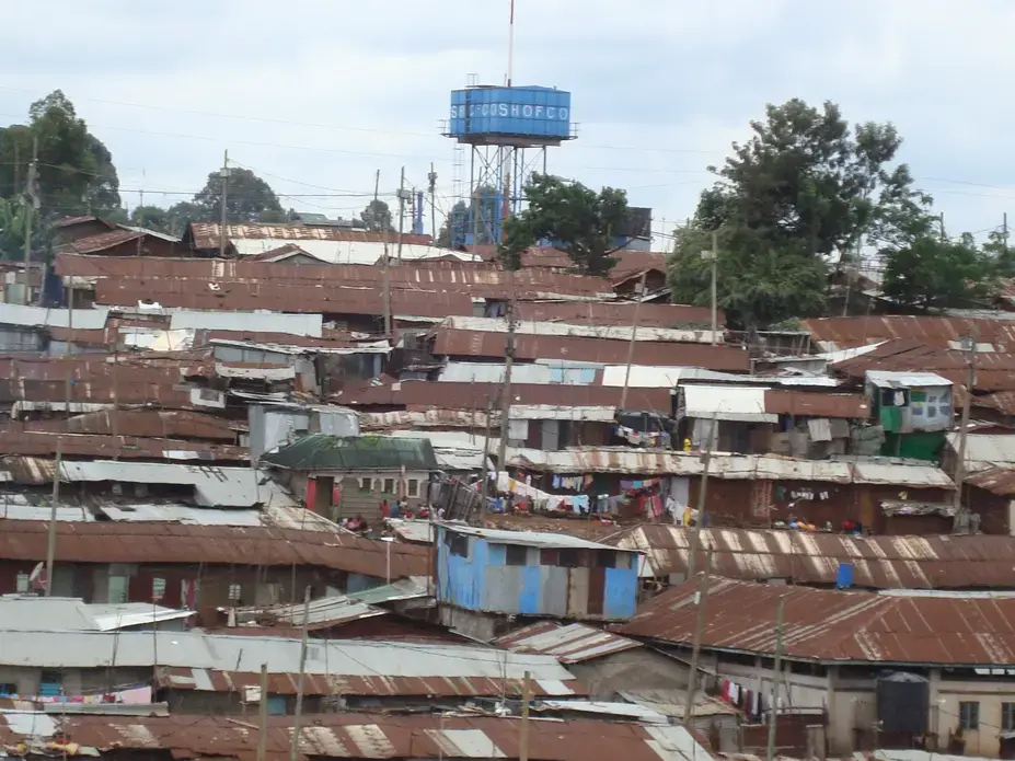 Kibera slum in nairobi, Kenya. Image by Henry Owino. Kenya, undated.