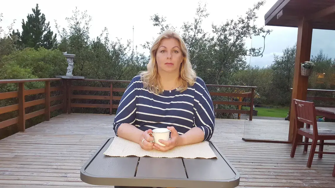 Hrafnhildur Sveinbjörnsdóttir’s mastectomy took a larger toll on her body than she had expected. Image provided by Hrafnhildur Sveinbjörnsdóttir. Iceland, 2017.