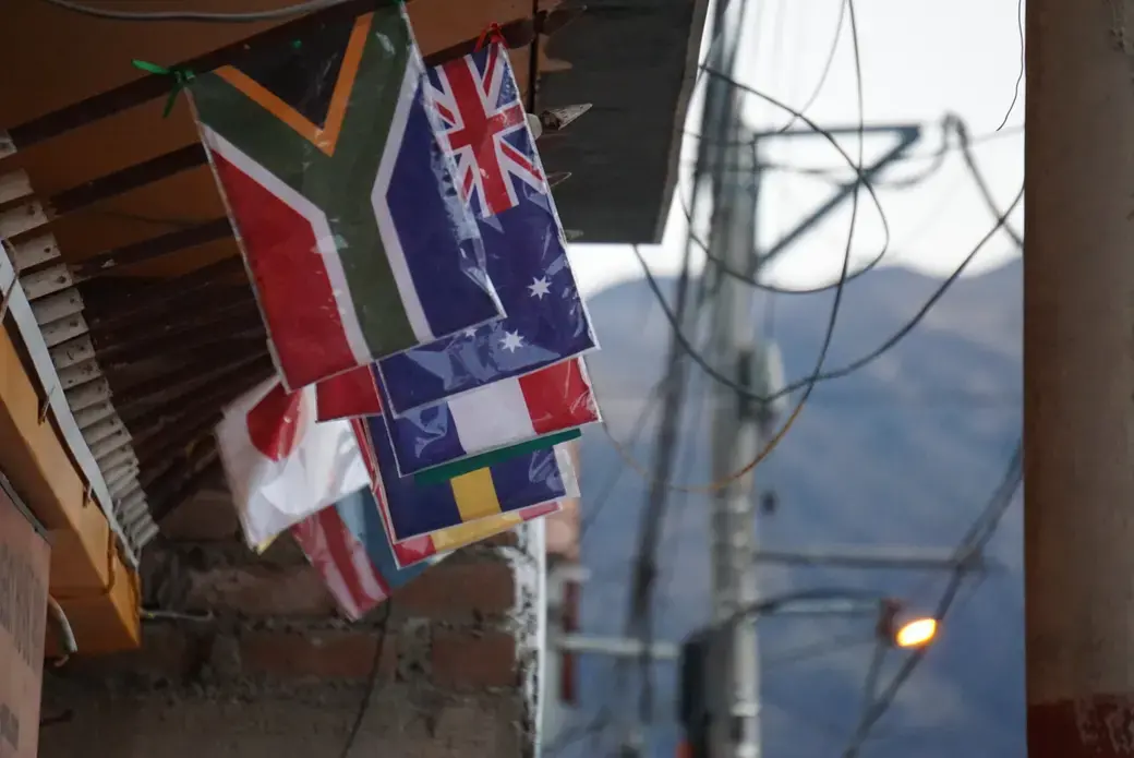 Integral to national pride is cognizance of the role of that nation on an international scale. Image by Audrey Fromson. Peru, 2019.