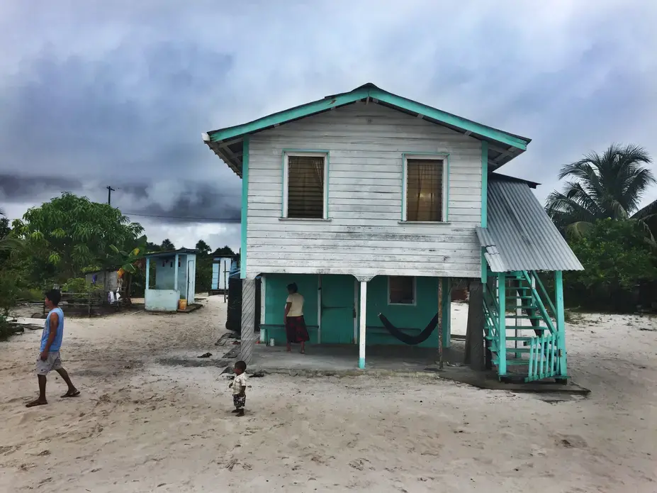 Home in Red Village where Selvin's friend Richard lives. Image by William Campbell Rawlins. Guyana, 2017.