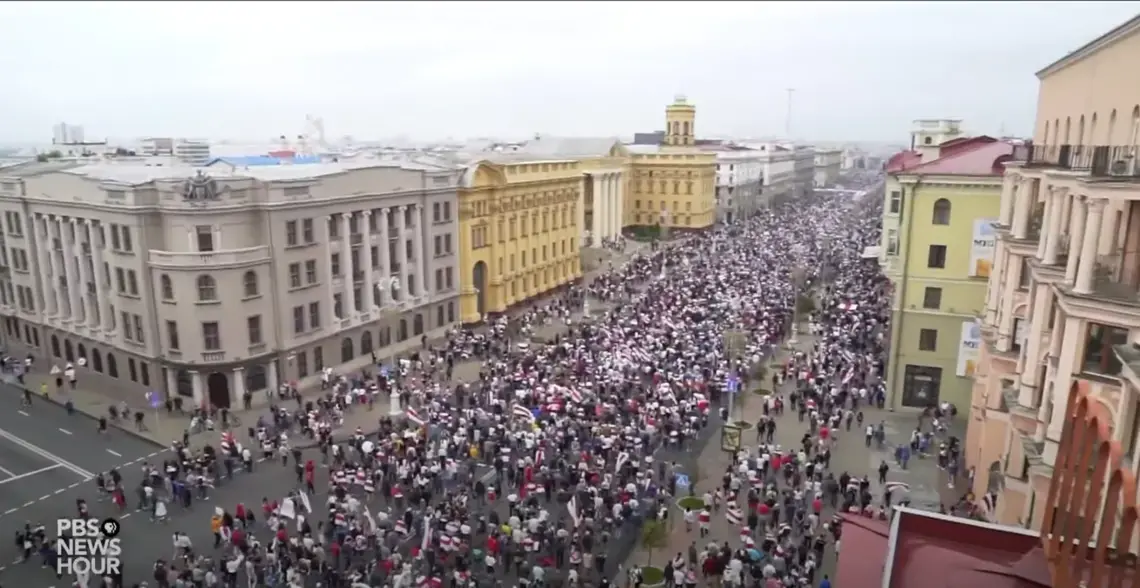 Protests continue in Belarus.