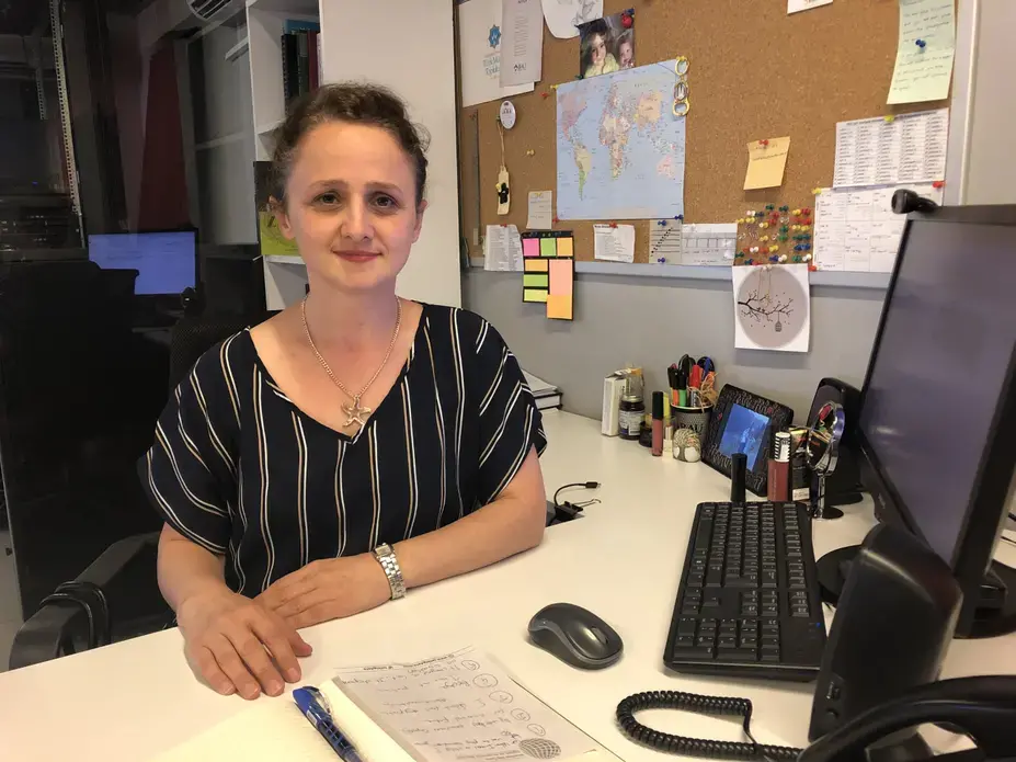 Fatma Deniz Yalcin at Bahcesehir University. Image by Shirin Alhroob. Turkey, 2019.