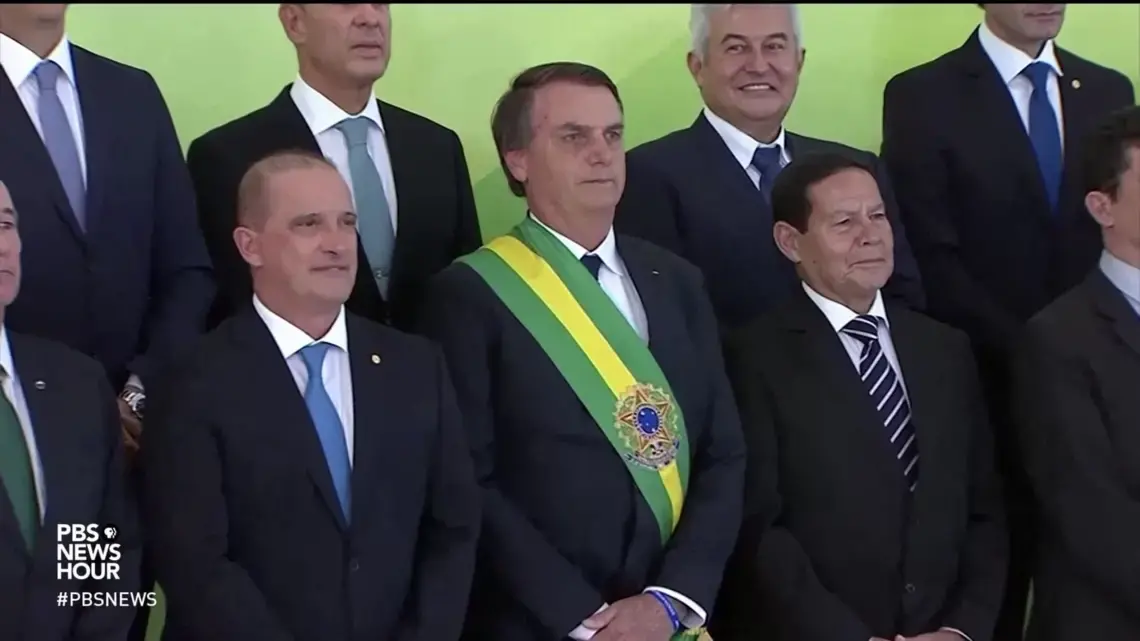 Brazilian President Jair Bolsonaro. Image by PBS NewsHour. Brazil, 2019.