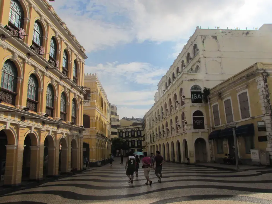 The Senado Square, located in the historic center of Macau, is part of UNESCO's World Heritage Site since 2009. Image by Bruno Beidacki. China, 2017.