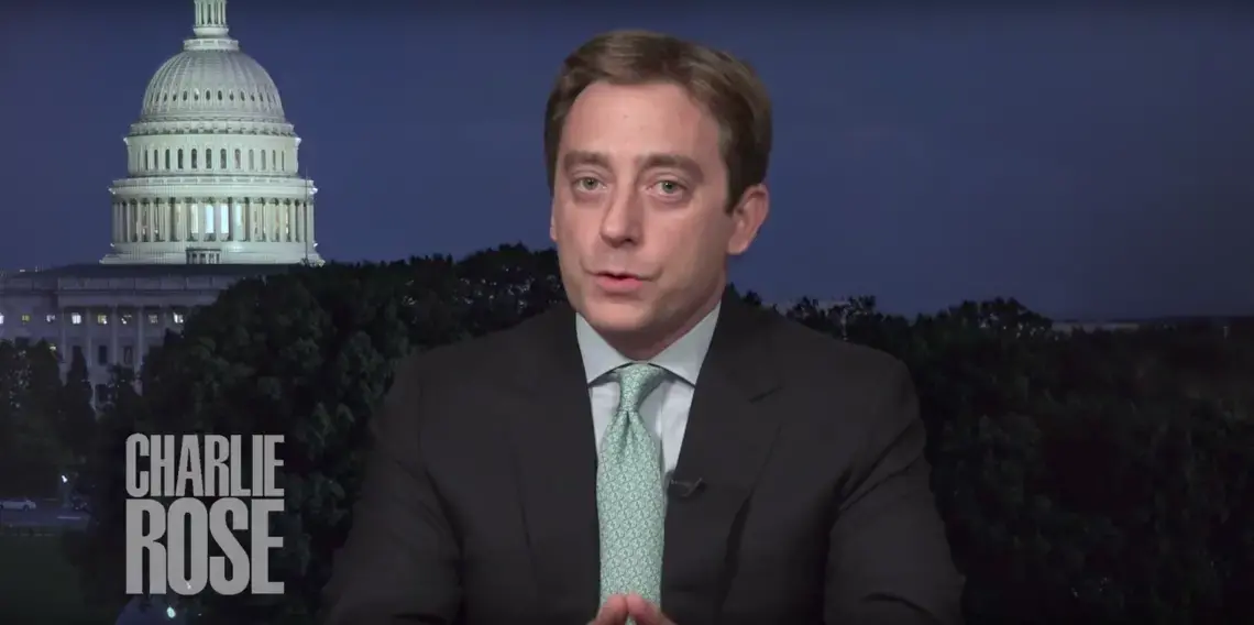Evan Osnos on Charlie Rose​​​​​​​. United States, 2017.