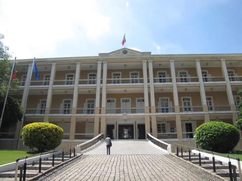 The Portuguese Consulate in Macau and Hong Kong, located near the historic center of Macau. Image by Bruno Beidacki. Macau, 2017.