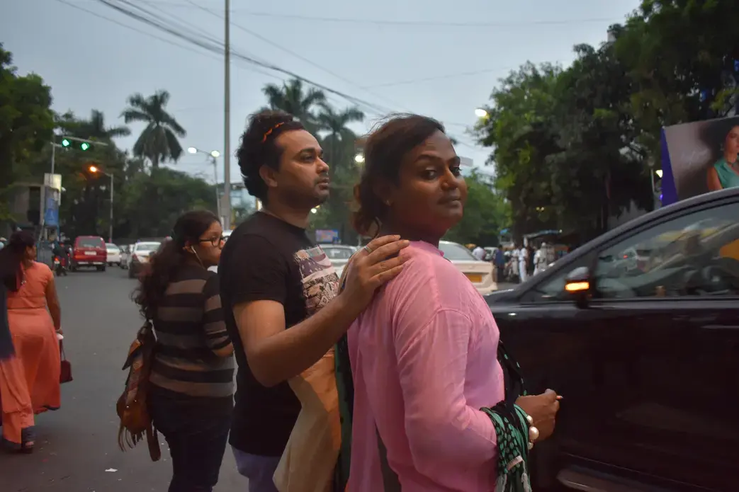 Sintu and her friend Rajdeep are both members of Anandam, an LGBTQ organization in Kolkata. Image by Siyona Ravi. India, 2017.
