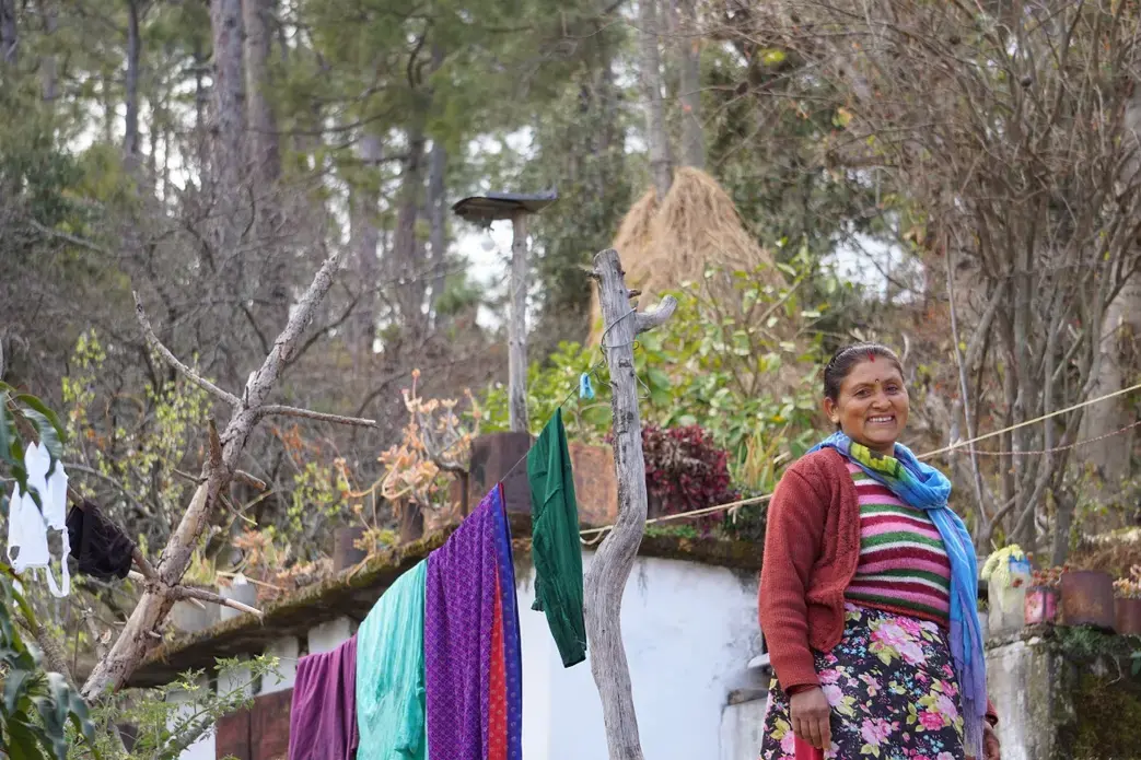 Woman farmer in Uttarakhand. Image by Esha Chhabra. India, 2017.