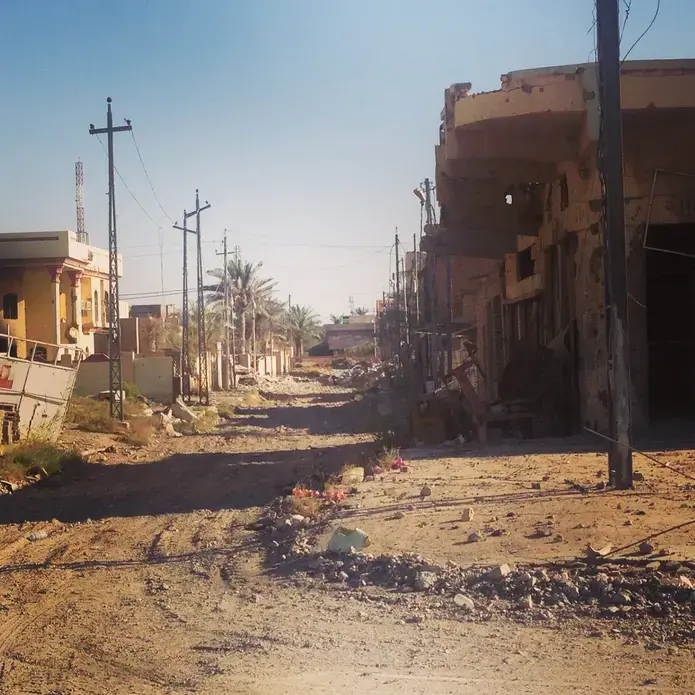 Fallujah city. Iraq, 2016. Image by Jane Ferguson.