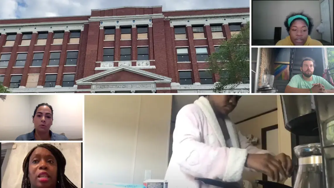 Stills from Free Spirit Media's summer 2020 youth documentary program. Images courtesy of Free Spirit Media. United States, 2020.