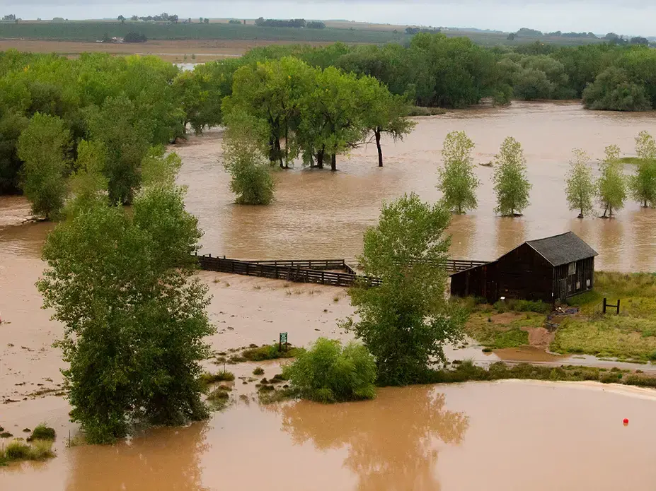 Flooding in Longmont, Colorado in 2013. Image by Bryce Bradford / CC. United States, 2013.