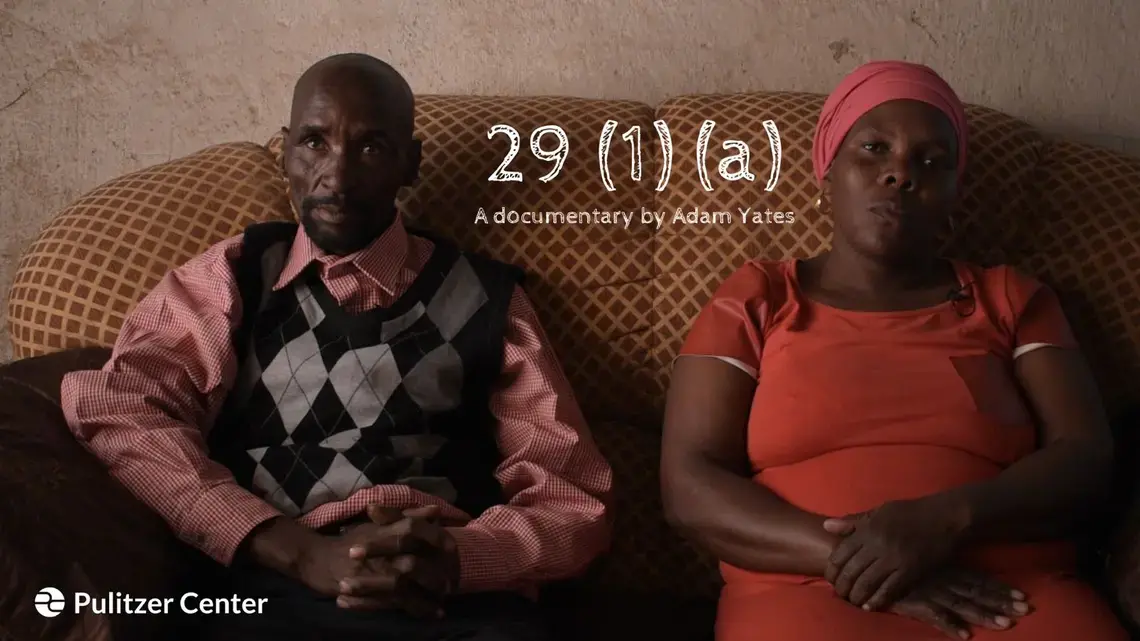 James and Rosina Komape, the parents of Michael Komape. Image by Adam Yates. South Africa, 2018.