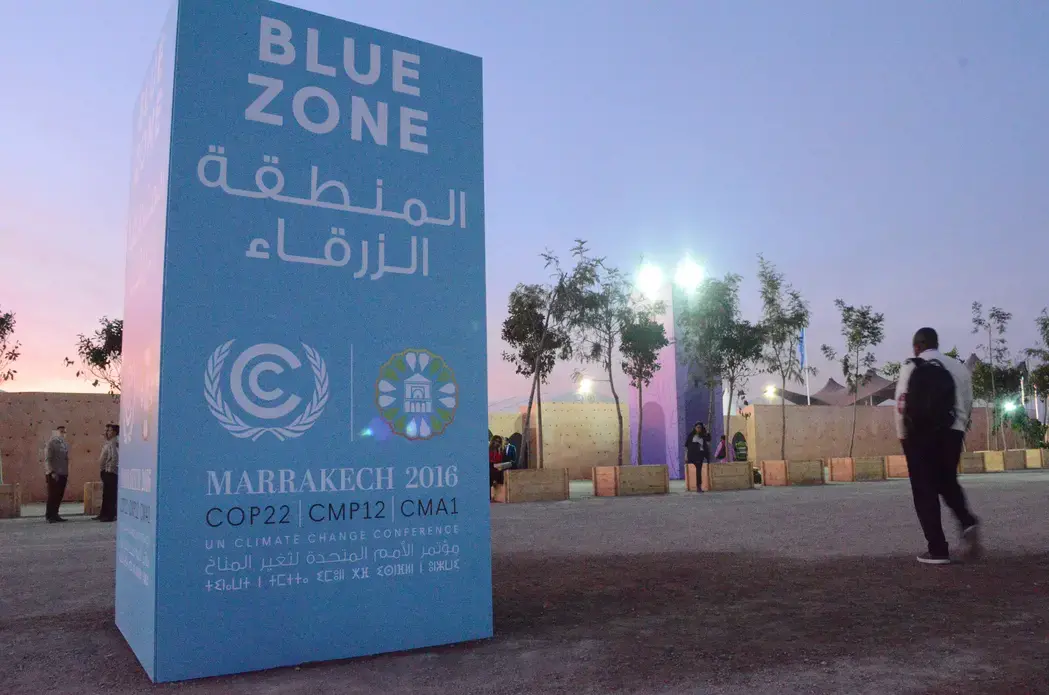 Optimism turned to worry after delegates at COP22 absorbed news of Donald Trump's victory. Image by Dan Grossman. Morocco, 2016.