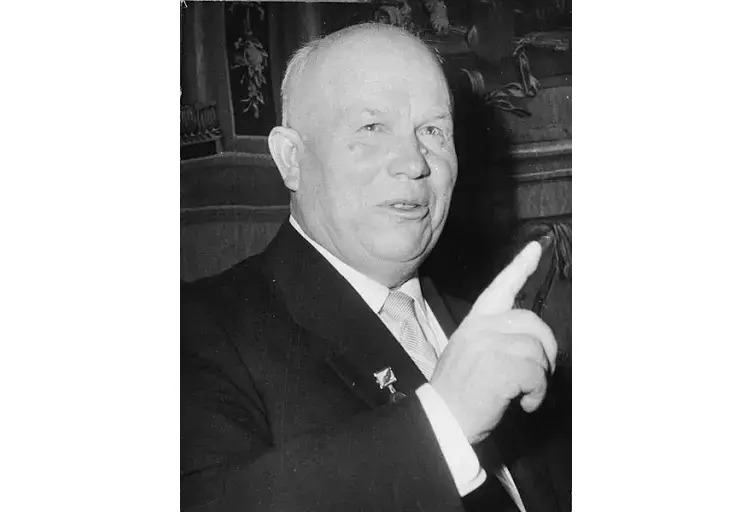 Soviet Premier Nikita Khrushchev. Image courtesy Dutch National Archives. 1962.