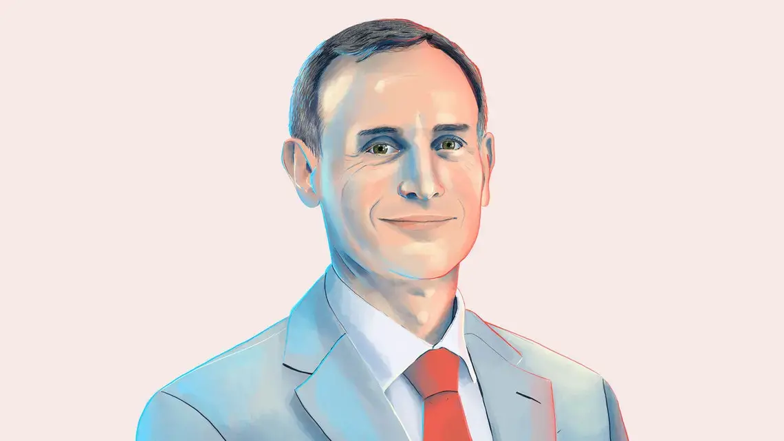 “The mission calls me and until I deliver results—I hope favorable—I cannot stop,” says Hugo López-Gatell Ramírez, Mexico’s undersecretary of prevention and health promotion. Illustration by Katty Huertas.