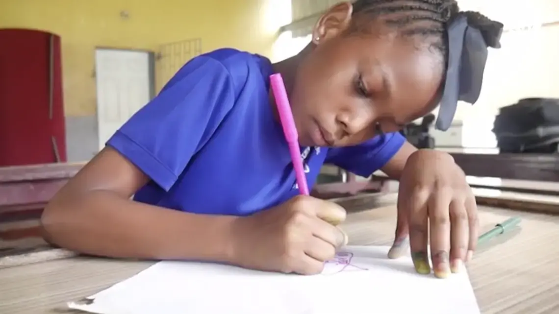 Still from the video by Melissa Noel. Jamaica, 2017.