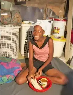 Cynthia, a Haitian schoolgirl. Image by Kem Knapp Sawyer. Haiti, 2012.