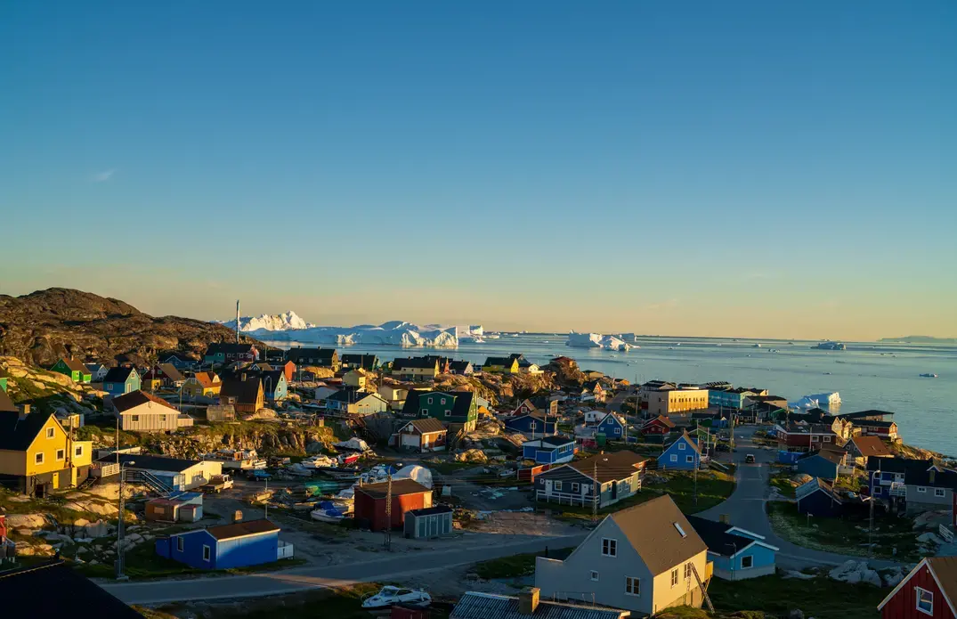 Sunset over Illulissat