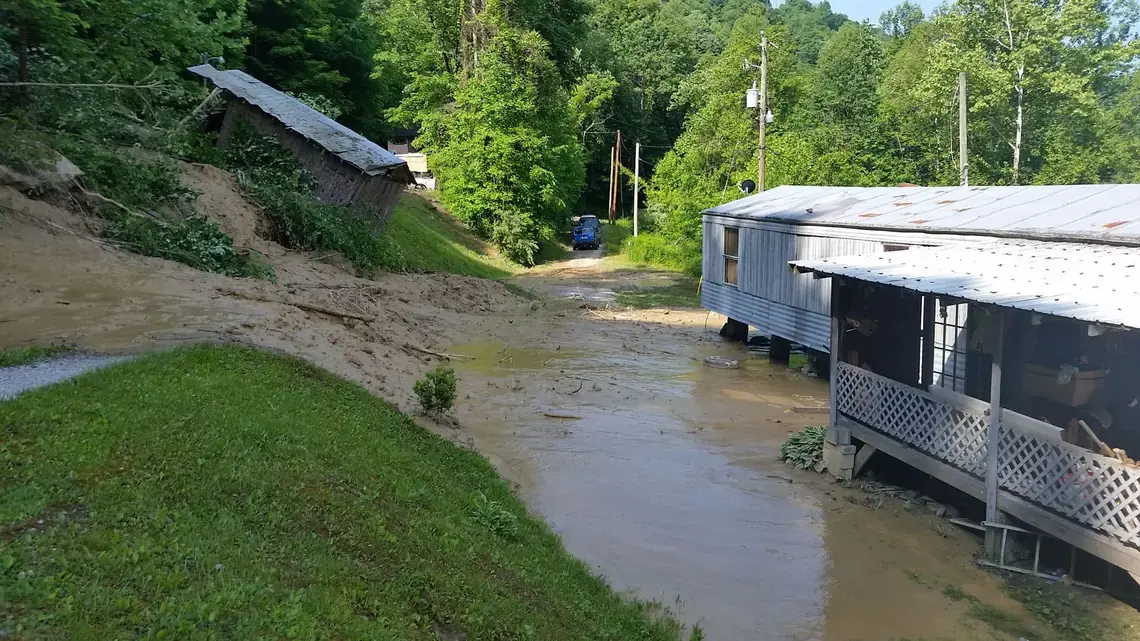 landslide in Kentucky