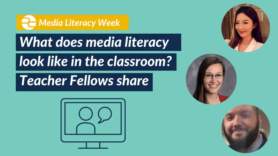 Graphic with photos of teacher fellows