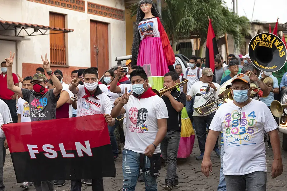 Sandinista rally in Juigalpa, Nicaragua
