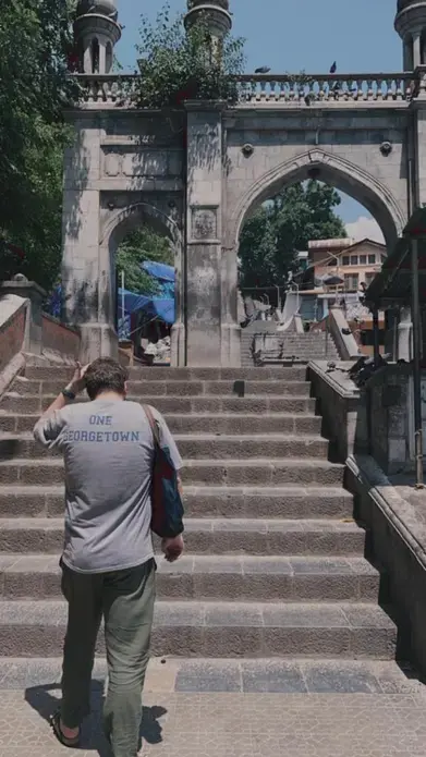 walking the steps