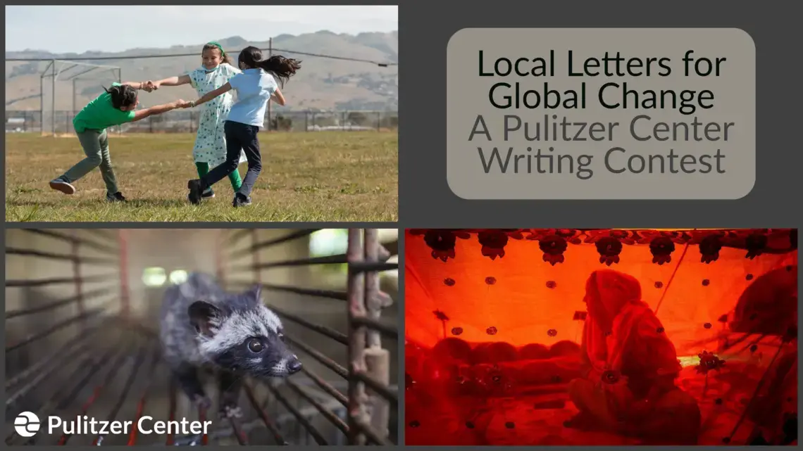 Three images from reporting featured by winners of the 2022 Local Letters for Global Change contest.