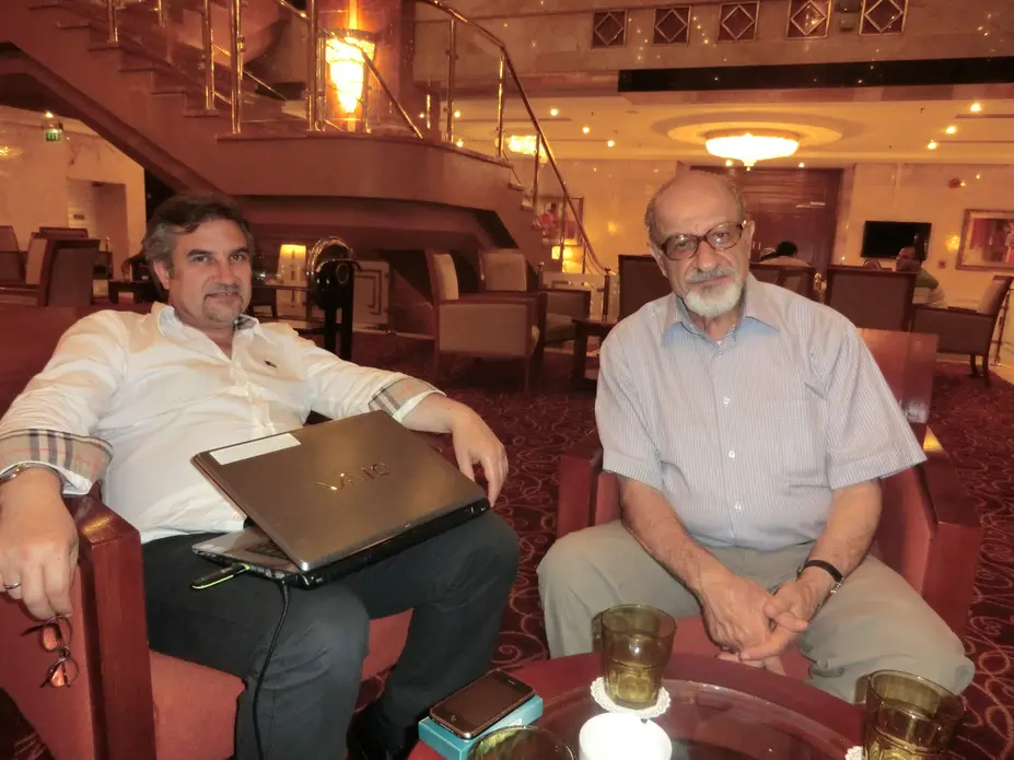 Resistance in Syria - Haitham al-Maleh and son Iyas al-Maleh