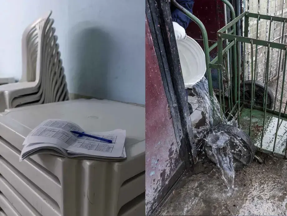 Cleaning the FOL’s cooperative work spaces. Image by Anita Pouchard Serra. Argentina, 2020.